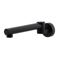 Brasshards Mixx Matcha Swivel Bath Spout Matte Black 11RSP04M