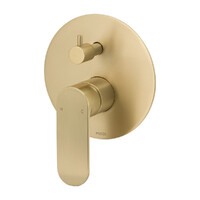 Brasshards Mixx Saffron Shower Diverter Mixer Brushed Gold Lead Free 11SL954AF