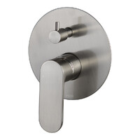 Brasshards Mixx Saffron Shower Diverter Mixer Brushed Nickel 11SL954B