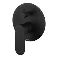 Brasshards Mixx Saffron Shower Diverter Mixer Matte Black 11SL954M