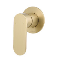 Brasshards Mixx Saffron Shower Mixer (80mm Backplate) Brushed Gold Lead Free 11SL952A8F