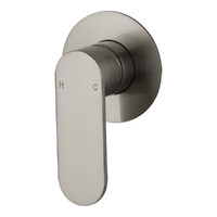 Brasshards Mixx Saffron Shower Mixer (80mm Backplate) Brushed Nickel Lead Free 11SL952B8F