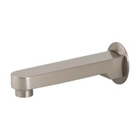 Brasshards Mixx Saffron Wall Basin Spout 200mm Brushed Nickel 11SL903BL