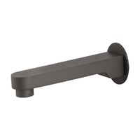 Brasshards Mixx Saffron Wall Basin Spout 200mm Gun Metal 11SL903GL