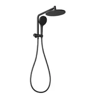 Phoenix Tapware Ormond Compact Twin Shower – 4 Star Matte Black 609-6514-10