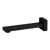 Brasshards Mixx Sage Wall Basin Spout 200mm Matte Black 11SL901ML