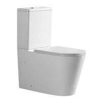 ECT Global Rimless Wall Faced Toilet Suite Top Inlet S or P Trap Jess-II