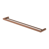 Fienza Empire Slim Double Towel Rail 800mm Brushed Copper 88908800CO