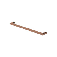 Fienza Empire Slim Single Towel Rail 600mm Brushed Copper 88901600CO