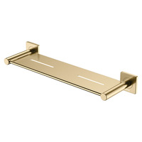 Fienza Empire Slim Glass Shelf Urban Brass 88907UB