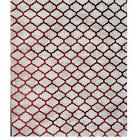 Morocco Red Tribal Modern Floor Rugs soft Polyester Tassels 160cm x 230cm 