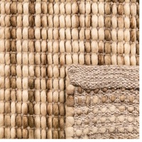 Mos Rugs Large Dasha Hand woven Wool Blend Rug Natural Beige 240cm x 320cm