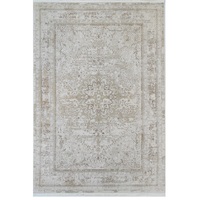 Bohemian Paradise #8 Transitional Modern Vintage Rugs Polypropylene Floor Rug 240cm x 330cm Beige