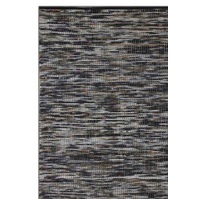 Spike Floor Rug Wool Blend Modern Hand Loop woven Rugs 155cm x 225m Black Multi