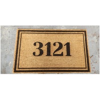 POSTCODE 3121 Richmond Doormat Outdoor Front Door Entrance Mats 45cm x 75cm