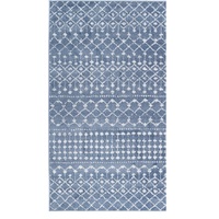 Bergen Rug Polyester Modern Contemporary 160cm x 230cm Soft Blue