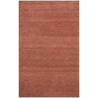 Decorator Contemporary Plush Modern Hand Tufted Thick Wool Blend Rug 190cm x 280cm Orange