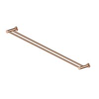 Greens Tapware Double Towel Rail Holder Gisele Brushed Copper 18415BC