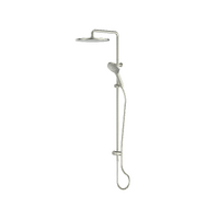 Greens Tapware Lavish BubbleJET Twin Rail Shower Brushed Nickel 238103BN