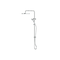 Greens Tapware Ashmore BubbleJET Twin Rail Shower Chrome 238203CP