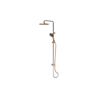 Greens Tapware Lavish Twin Rail Shower Brushed Copper 239103BC