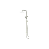 Greens Tapware Lavish Twin Rail Shower Brushed Nickel 239103BN