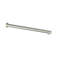 Greens Tapware Ashmore BubbleJet Overhead Wall Shower Arm 380mm Brushed Nickel 9403721BN