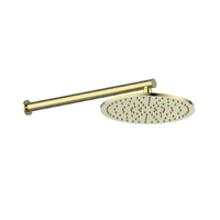 Greens Tapware Lavish Brass Wall Shower Brushed Brass 239102BB