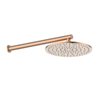 Greens Tapware Lavish Brass Wall Shower Brushed Copper 239102BC