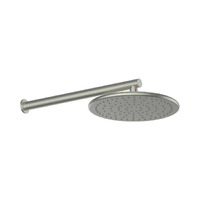 Greens Tapware Lavish Brass Wall Shower Brushed Nickel 239102BN