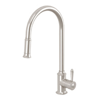 Phoenix Tapware Pullout Sink Mixer Kitchen Tap Brushed Nickel Nostalgia NS710-40-1