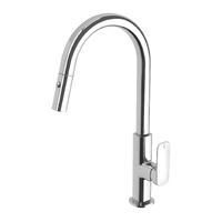 Phoenix Tapware Pullout Sink Mixer Kitchen Tap 200mm Chrome Nuage 129-7105-00-1