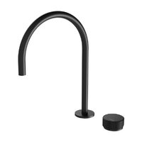 Kitchen Hob Sink Mixer Set Matt Black Phoenix Tapware Axia 117-7550-10-1