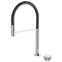 Kitchen Hob Sink Mixer Set 230mm Flexible Hose Chrome Phoenix Tapware Axia 117-7570-00-1