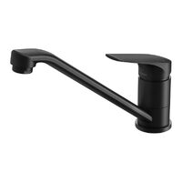 Phoenix Tapware Kitchen Sink Mixer Swivel Tap Matte Black Ivy MKII 154-7301-10-1