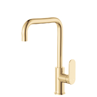 Fienza Empire Slim Square Kitchen Sink Mixer Urban Brass 234105UB-LF