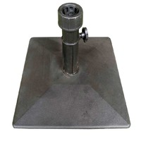 Outdoor Concrete Umbrella Base 27kg Square Heavy Duty 455mm x 455mm 