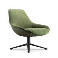 Rapidline Lutie Club Lounge Chair Visitors Seating Olive Fabric Lutie Club Olive