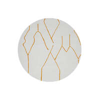 Rug Culture Modern Round Rug Off White PARADISE PDS-IVY-GOLD-150X150