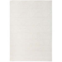 Rug Culture Contemporary, Plain & Textured, Modern Floor Area Rug Off White Serenade SER-SHILO-WHT-230X160