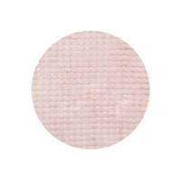 Rug Culture Plain & Textured, Kids, Washable Round Rug Blush Pink Bubble BUB-BLUSH-100X100