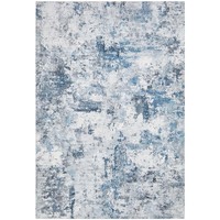 Rug Culture Contemporary, Modern Floor Area Rug Blue Revive REV-CATO-BLUE-220X150