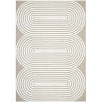 Rug Culture Contemporary, Modern, Plain & Textured Floor Area Rug Beige Lotus LOT-CARL-MIXED-230X160