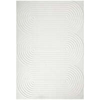 Rug Culture Contemporary, Modern, Plain & Textured Floor Area Rug Off White Lotus LOT-CARL-WHITE-230X160