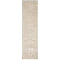 Rug Culture Contemporary, Modern, Plain & Textured Floor Area Runner Beige Lotus LOT-LEO-BEIGE-300X80