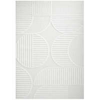 Rug Culture Contemporary, Modern, Plain & Textured Floor Area Rug Off White Lotus LOT-LEO-WHITE-230X160