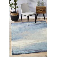 Rug Culture Monet Stunning Blue Flooring Rugs Area Carpet 160x110cm