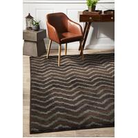 Rug Culture Morrocan Chevron Design Flooring Rugs Area Carpet Brown Grey 230x160cm
