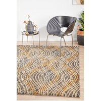Rug Culture Flurry Modern Charcoal Flooring Rugs Area Carpet 400x300cm