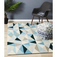 Rug Culture Gem Stone Designer Wool Flooring Rugs Area Carpet Blue 320x230cm
